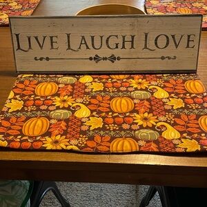 Live Laugh Love wooden sign